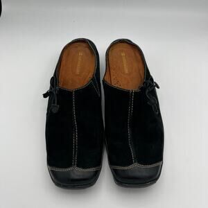 Naturalizer Women's Black Suede Mules Size 9N